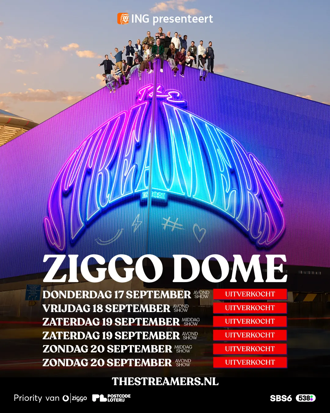 WIN 2 tickets voor de Streamers
